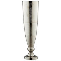 VASE 76 cm  - Nickelfarben, Basics, Metall (20/74cm) - Ambia Home