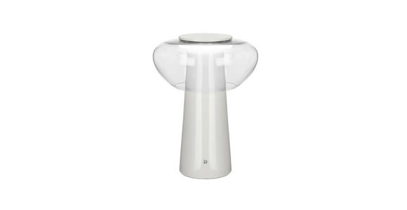 LED-TISCHLEUCHTE Daja 28/38,4 cm - Grau, Design, Glas/Keramik (28/38,4cm) - Dieter Knoll
