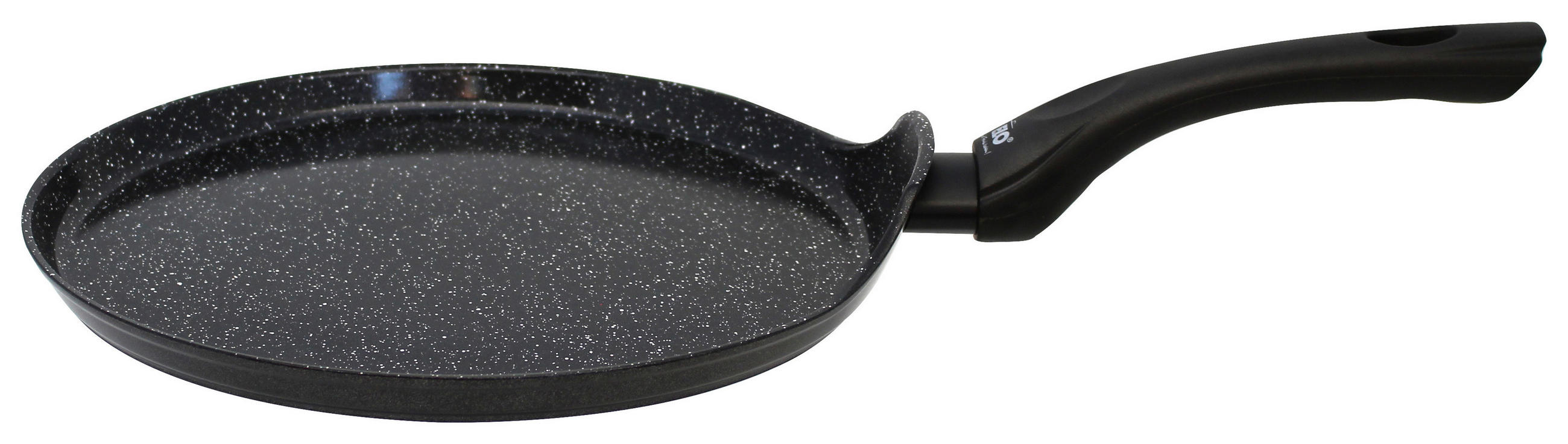 CREPESPFANNE 26 cm Keramikbeschichtung  - Schwarz, Basics, Metall (26cm) - ELO