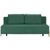 SCHLAFSOFA in Textil Türkis  - Türkis/Naturfarben, Design, Holz/Textil (211/88/102cm) - Niels Andersson