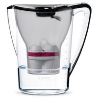 TISCHWASSERFILTER 640995 Schwarz, Transparent  - Transparent/Schwarz, Basics, Kunststoff (11,3/27,8/25,2cm) - BWT