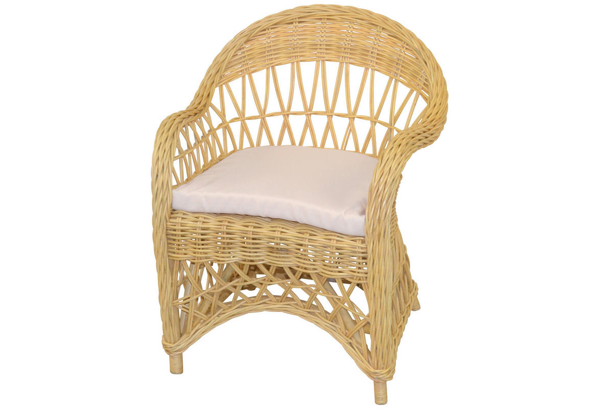 SESSEL Beige    - Beige, Natur, Holz (65/85/65cm) - MID.YOU