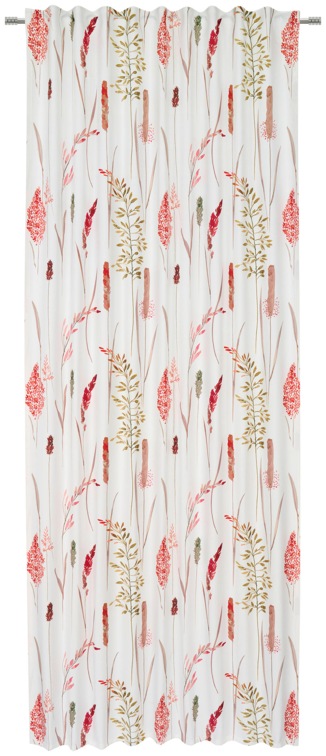 HOTOVÝ ZÁVĚS, neprůsvitné, 135/245 cm - červená, Konvenční, textil (135/245cm) - Esposa