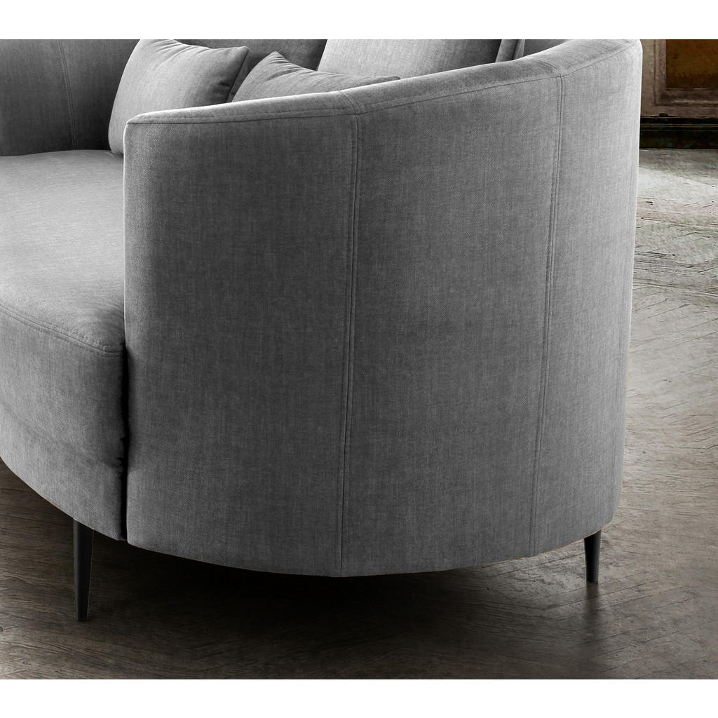 Thumbnail - Livetastic 2-Sitzer-Sofa, Silber, Textil, Uni, Füllung: Schaumstoff, 179x85x101 cm, Typenauswahl, Hocker erhältlich, Rüc...