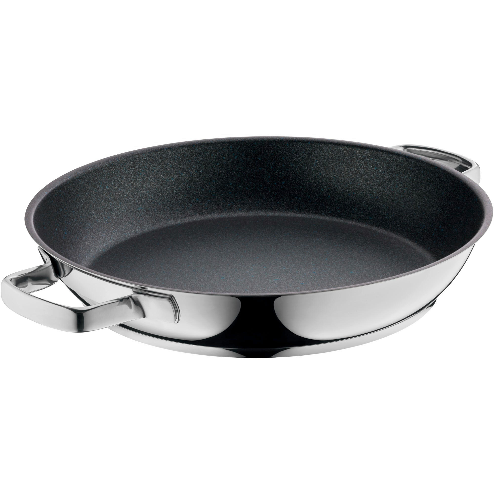 SERVIERPFANNE 32 cm  - Silberfarben/Schwarz, Design, Metall (32cm) - WMF