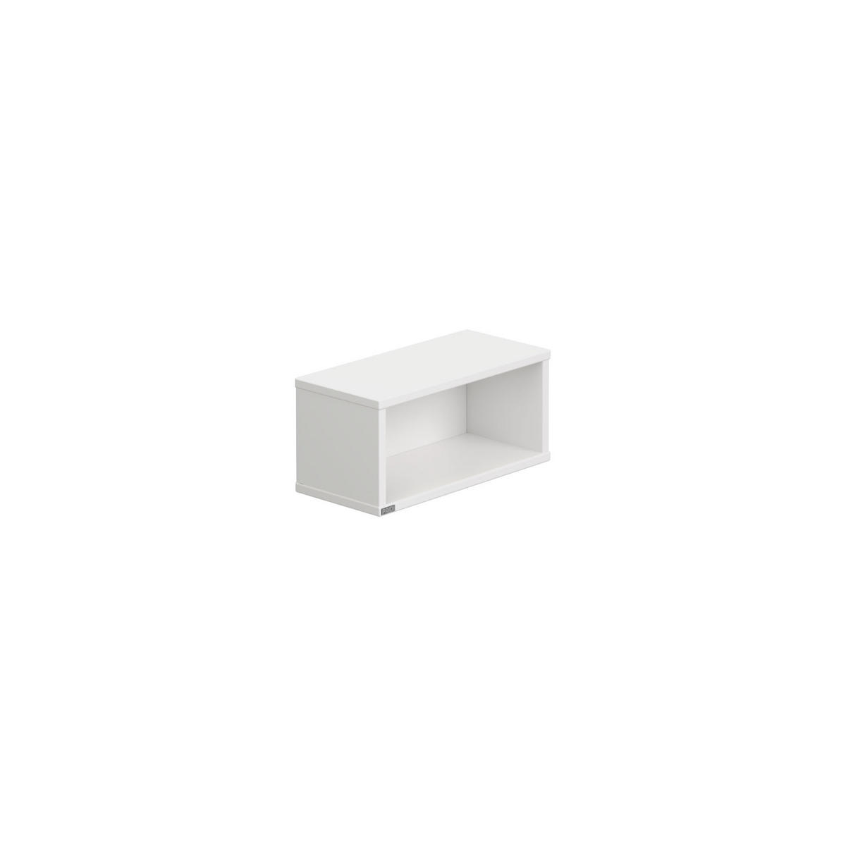 WANDREGAL Weiß  - Weiß, Design, Holzwerkstoff (40/18,5/18,7cm) - Paidi