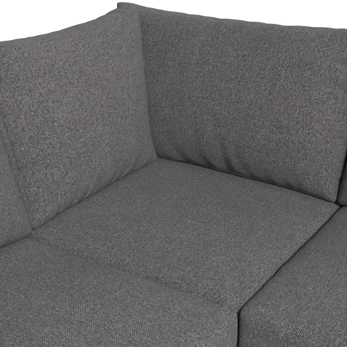 DINING-LOUNGESET 6-teilig  - Anthrazit/Naturfarben, MODERN, Glas/Textil (202.5/74/80cm) - Ambia Garden