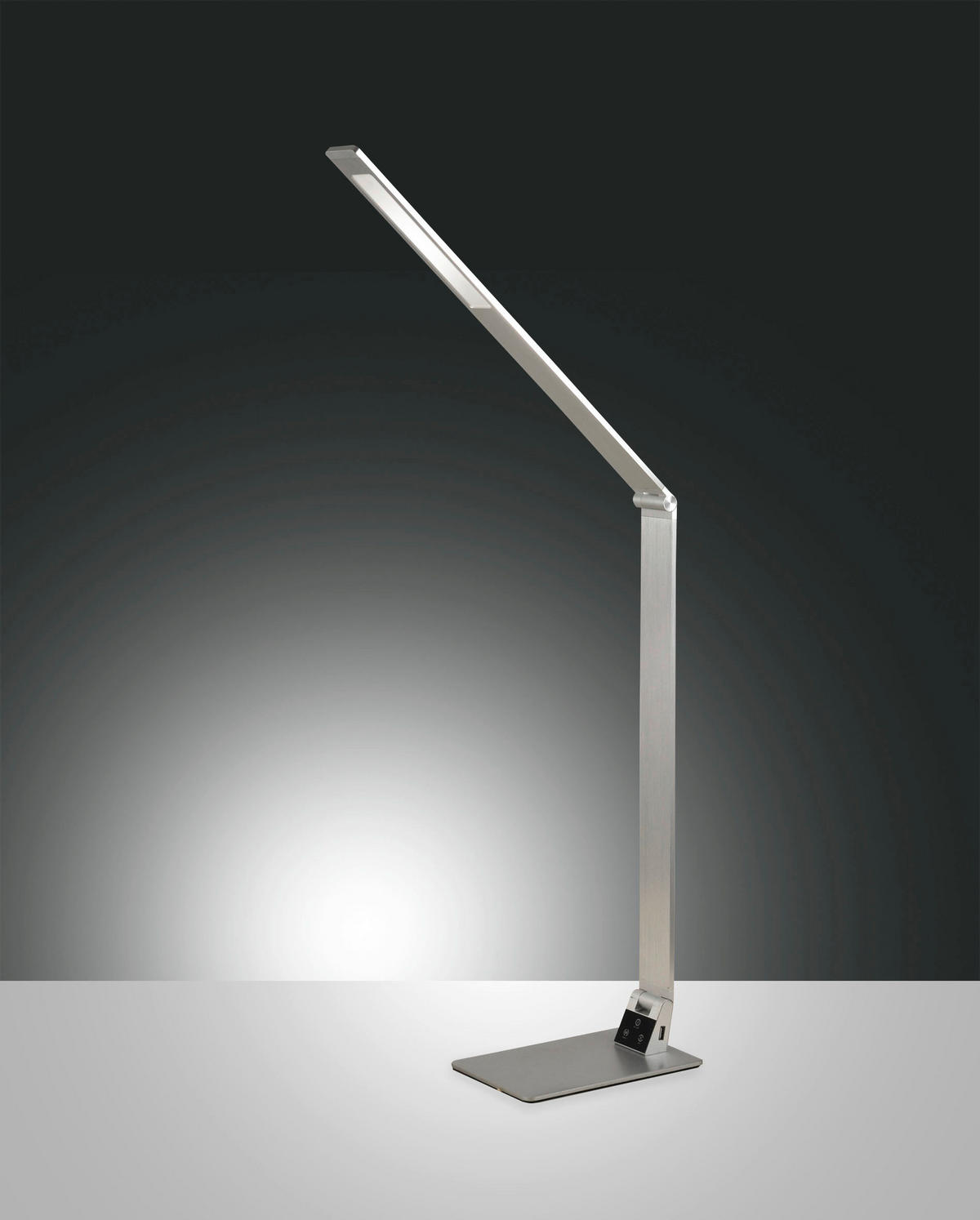 LED-SCHREIBTISCHLEUCHTE Wasp 100/106 cm   - Alufarben, Basics, Metall (100/106cm) - Fabas Luce