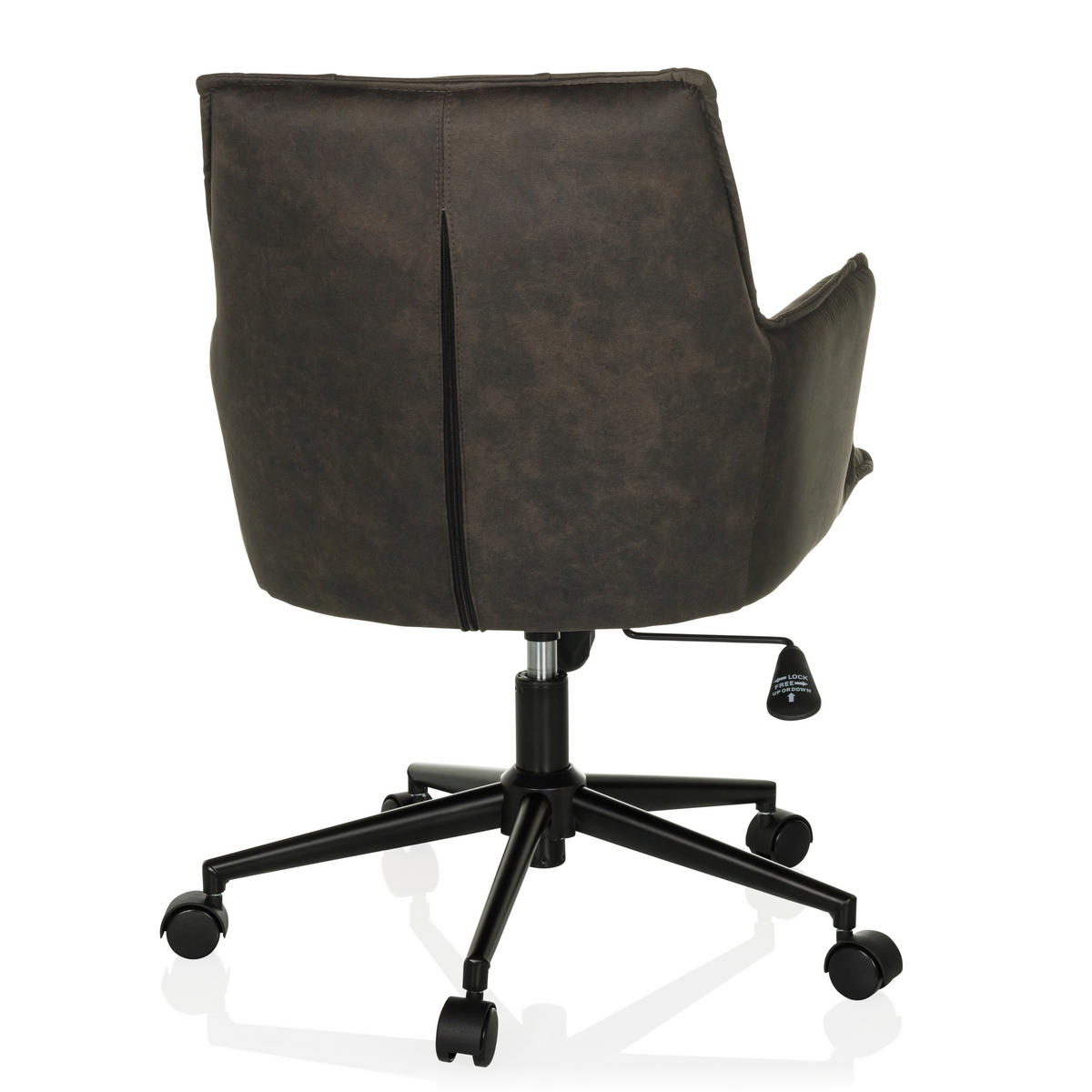 DREHSTUHL Dunkelgrau  - Dunkelgrau/Schwarz, MODERN, Kunststoff/Textil (54/85/70cm) - MID.YOU