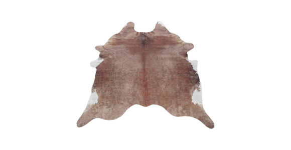 FELLTEPPICH 100/135 cm Etosha  - Braun/Weiß, Design, Leder/Textil (100/135cm) - Novel