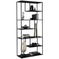 Etajeră, 85/188/35 cm, negru,  - negru, Trend, metal (85/188/35cm) - Carryhome