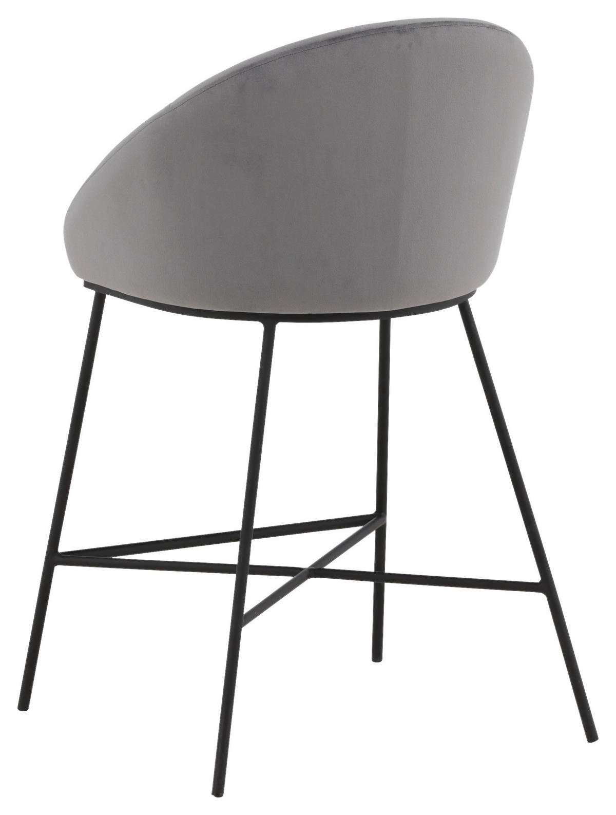 BARPALL i svart, mörkgrå  - mörkgrå/svart, Design, metall/textil (58,5/97/57cm) - Livetastic