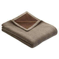DEKORATIVNA ODEJA  ABERDEEN  150/200 cm       rjava, svetlo rjava  - svetlo rjava/rjava, Basics, tekstil (150/200cm) - Dieter Knoll