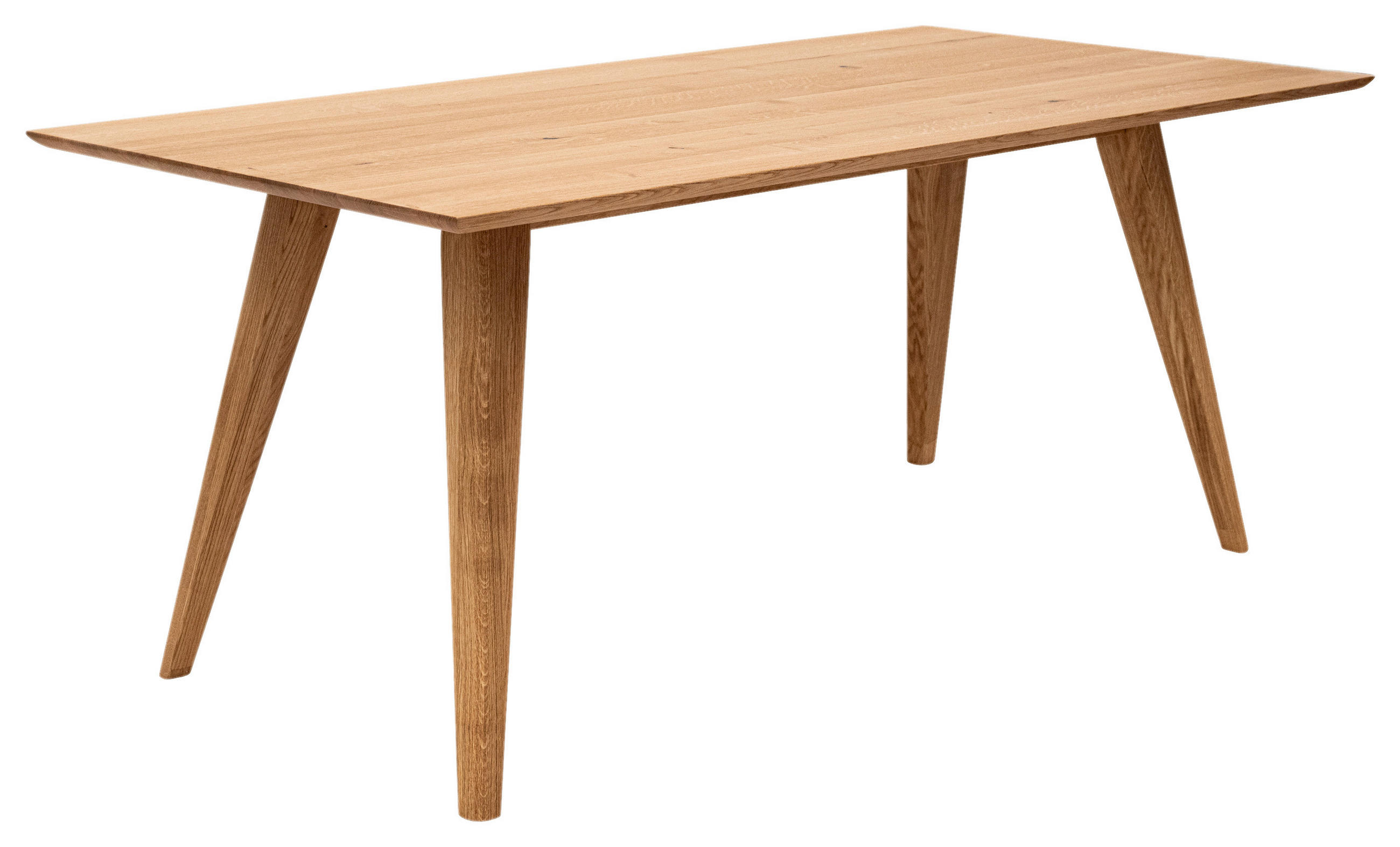 ESSTISCH Eiche massiv rechteckig Eichefarben  - Eichefarben, KONVENTIONELL, Holz (180/90/76cm) - Voleo