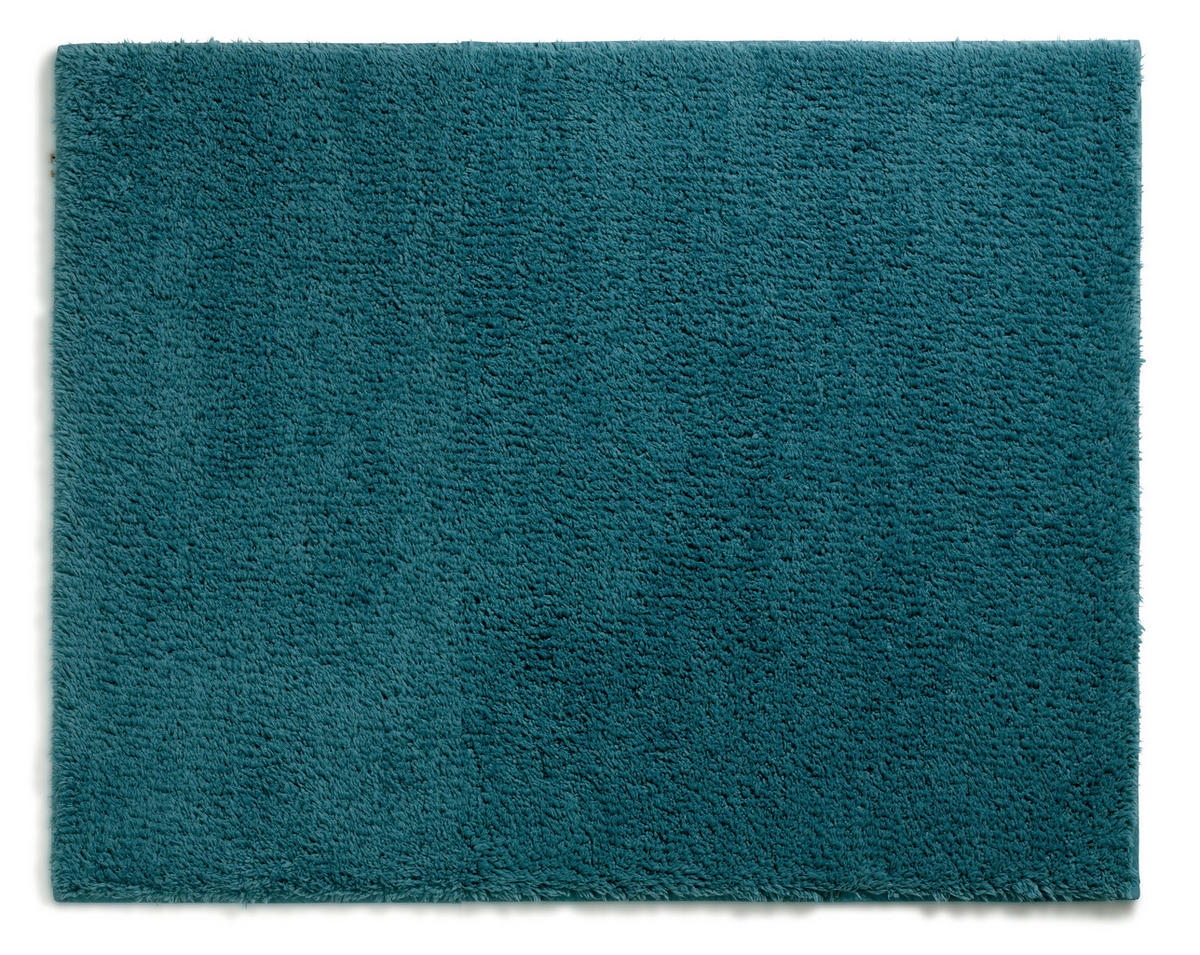 BADEMATTE Petrol  - Petrol, KONVENTIONELL, Textil (65/55/1,5cm) - Kela