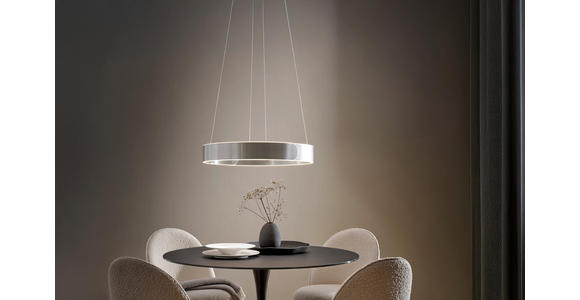 LED-HÄNGELEUCHTE Otis 63/64/150 cm - Alufarben, Design, Metall (63/64/150cm) - Dieter Knoll