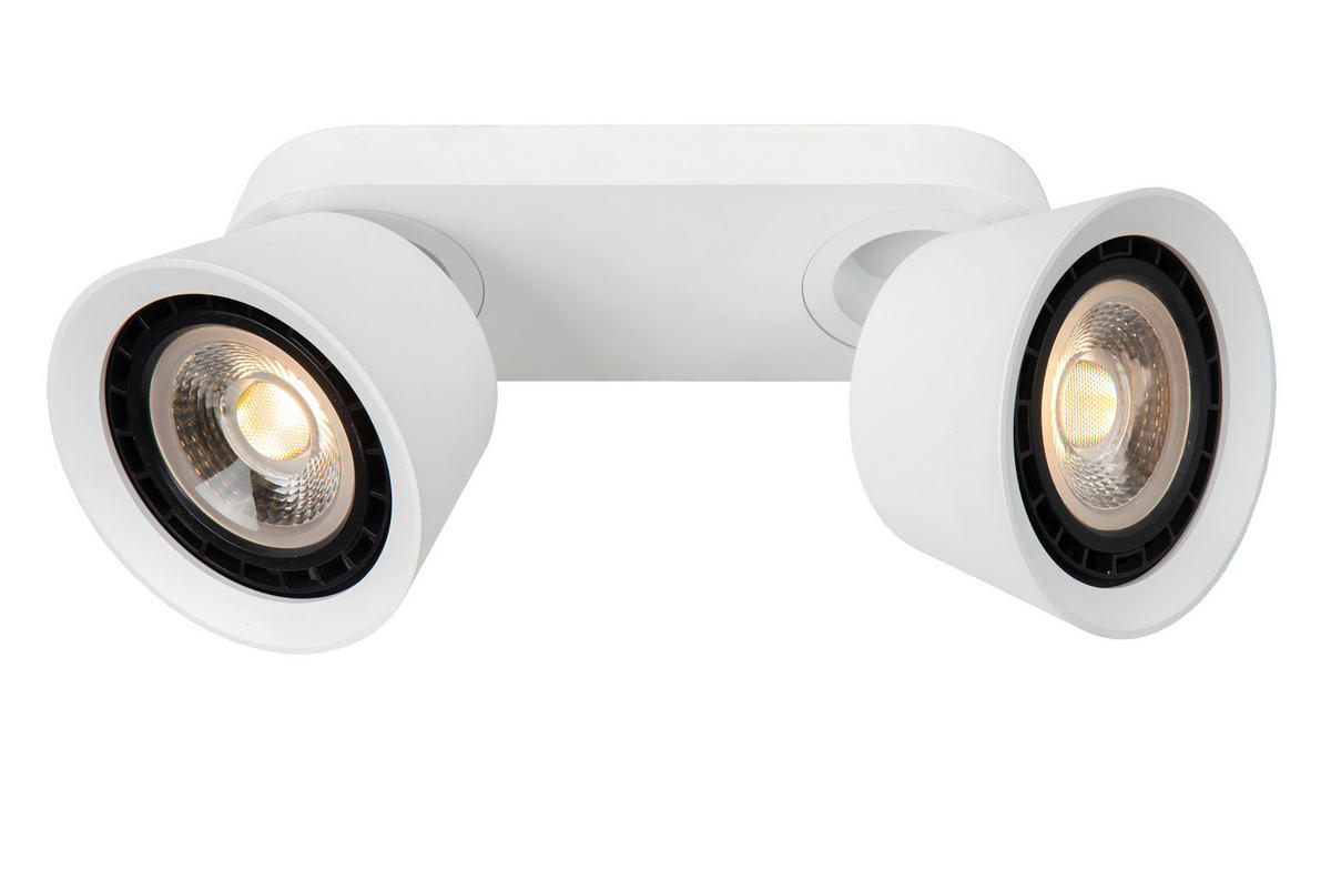 STRAHLER Trigono 25.2/12.6/9.9 cm   - Weiß, KONVENTIONELL, Metall (25.2/12.6/9.9cm) - Lucide