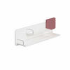FALIPOLC 105,5/33,8/23,6 cm  - feketeszeder/fehér, Konventionell, faalapú anyag/textil (105,5/33,8/23,6cm) - Paidi