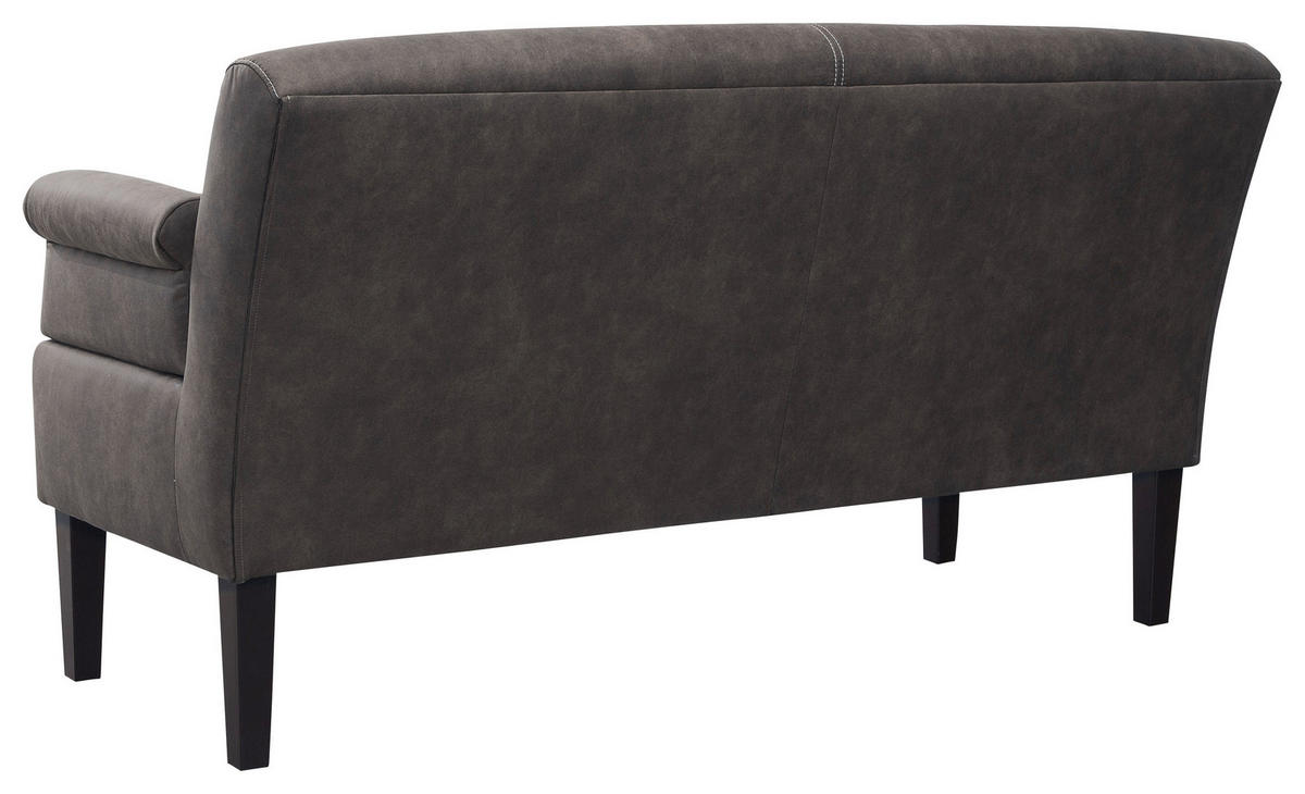 3-SITZER-SOFA in Mikrofaser Anthrazit  - Anthrazit/Beige, Konventionell, Holz/Textil (182/97/78cm) - Sit & More