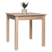 ESSTISCH 80/80/76,5 cm Nachbildung  Holzwerkstoff ausziehbar quadratisch Sonoma Eiche  - Sonoma Eiche, Design, Holzwerkstoff (80/80/76,5cm) - P & B