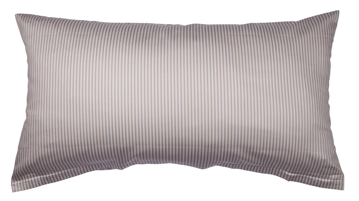 KISSENHÜLLE Giorgio 40/80 cm  - Weiß/Naturfarben, KONVENTIONELL, Textil (40/80cm) - Janine