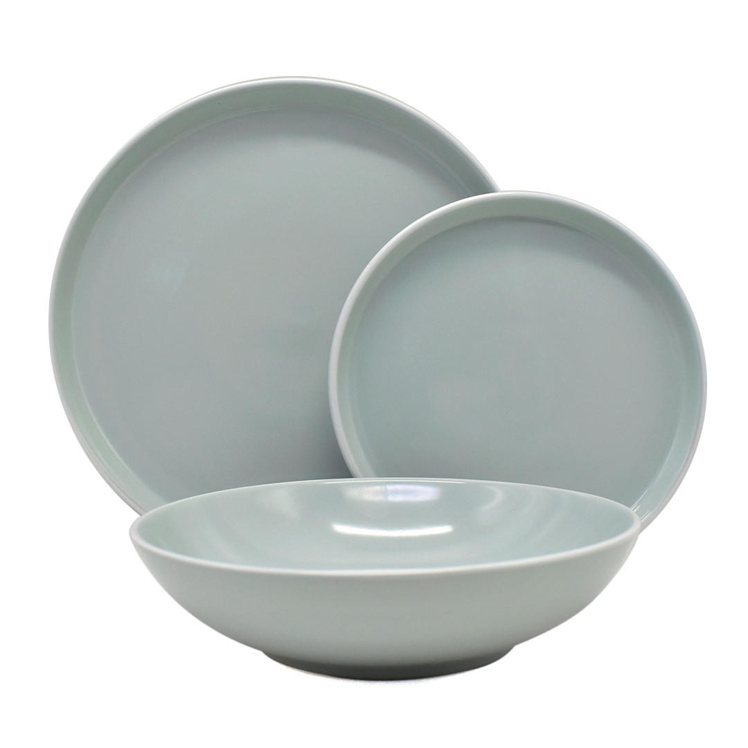 TAFELSERVICE Nerea 18-teilig  - Grau, Basics, Keramik - Echtwerk