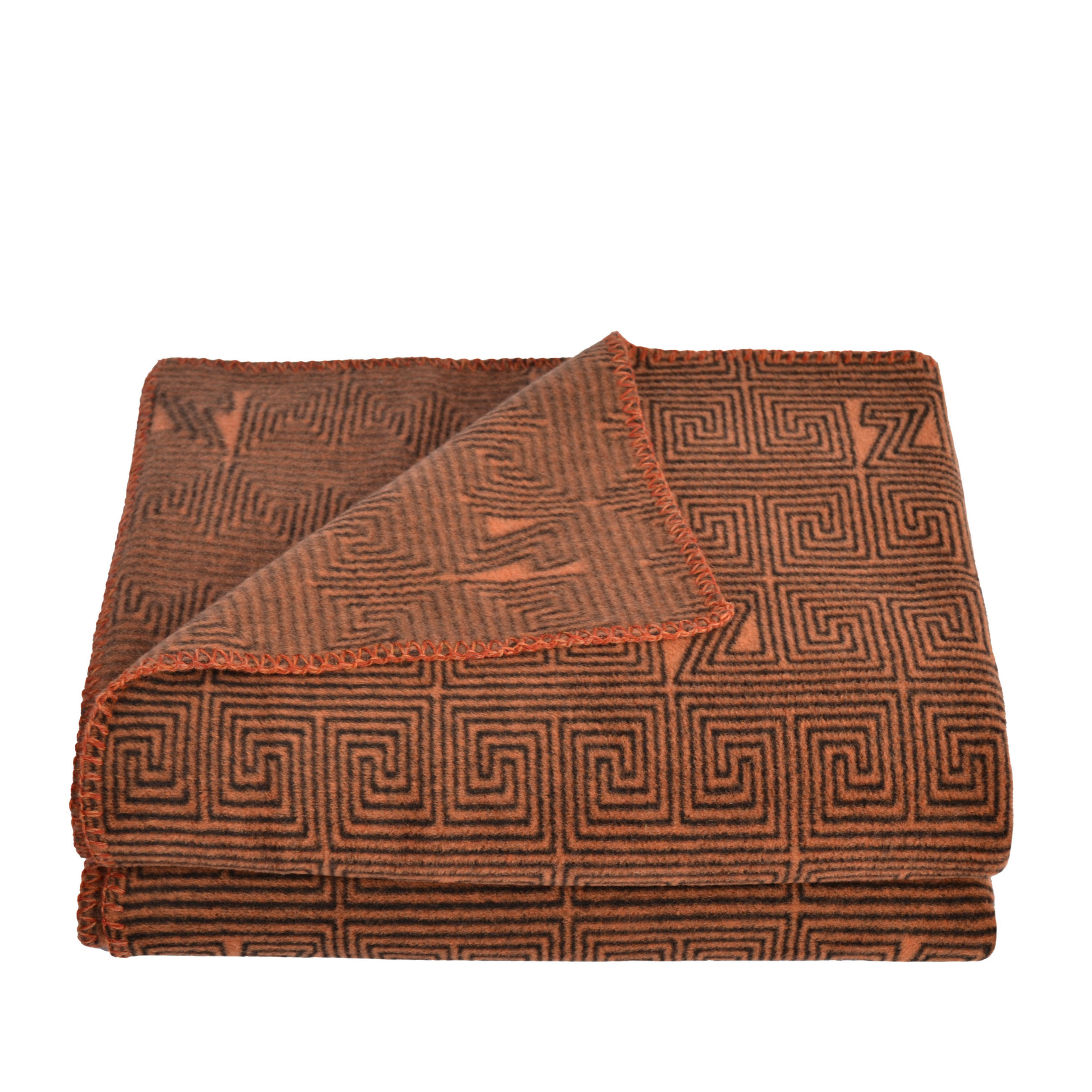 Zoeppritz Wohndecke Soft-Fleece-Legacy Dunkelorange 160x200 cm