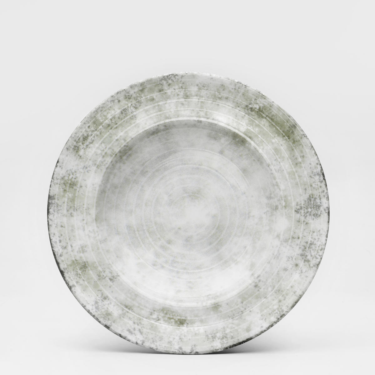 PASTATELLER Hellgrau, Weiß, Grün 27 cm Korfu 6-teilig  - Hellgrau/Weiß, Basics, Keramik (27cm) - Van Well