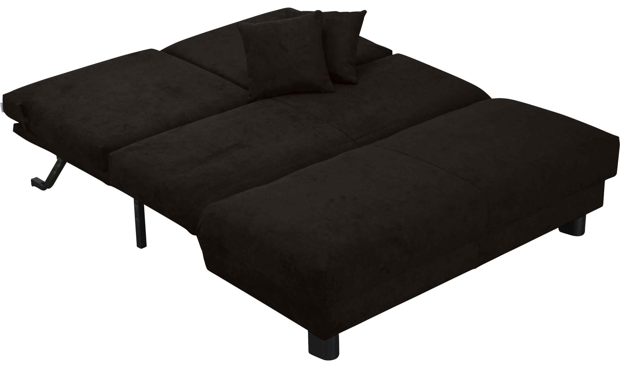 Thumbnail - Carryhome Schlafsofa, Schwarz, Textil, 2-Sitzer, Füllung: Schaumstoff, 160x85x100 cm, Made in Germany, Typenauswahl, Fuß...