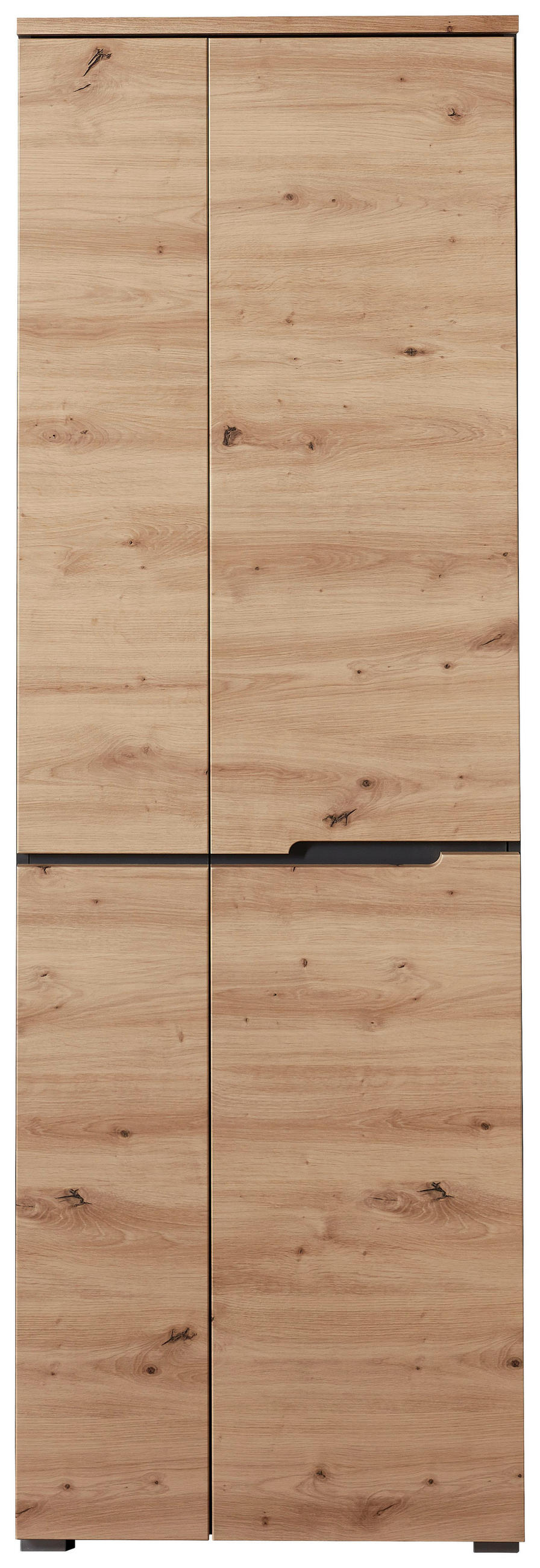 GARDEROBENSCHRANK  in 65/198/38 cm  - Graphitfarben/Eiche Artisan, Design, Holzwerkstoff (65/198/38cm) - Voleo