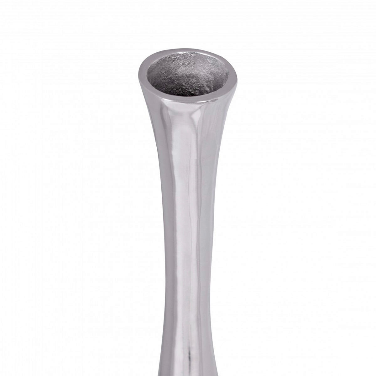 DEKOVASE  - Silberfarben, Modern, Metall (12/75/12cm) - MID.YOU