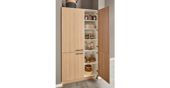 EINBAUKÜCHE - Weiß, Design, Holzwerkstoff - Dieter Knoll