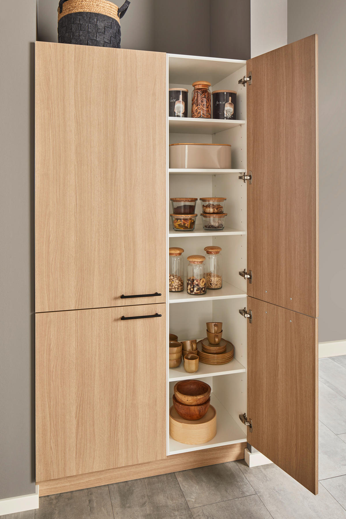 EINBAUKÜCHE   - Weiß, Design, Holzwerkstoff - Dieter Knoll