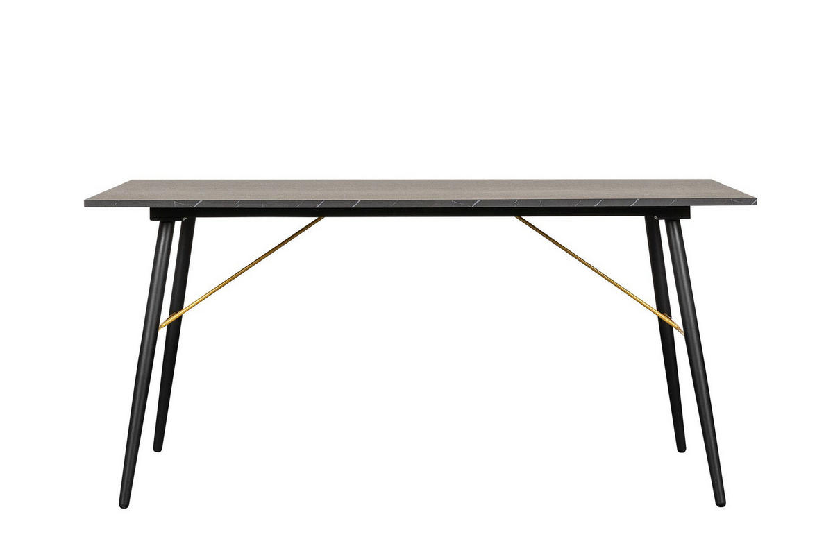 STOL ZA BLAGOVAONICU  crna  metal, drvni materijal      - crna, Moderno, drvni materijal/metal - Hom`in