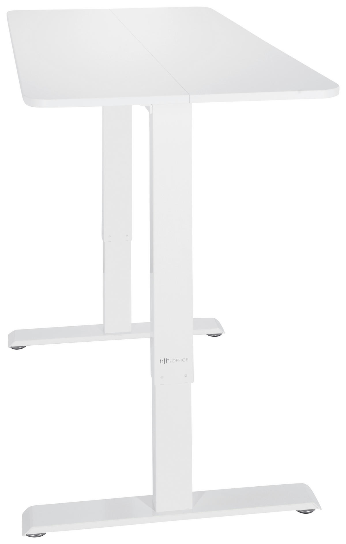 SKRIVBORD  i vit  - vit, Modern, metall/trämaterial (120/74/60cm) - MID.YOU