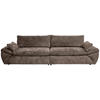 BIG SOFFA i struktur brun  - brun/svart, Klassisk, textil/plast (302/80/120cm) - MID.YOU
