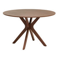 ESSTISCH in Holz  - Walnussfarben, MODERN, Holz (120/77/120cm) - Livetastic
