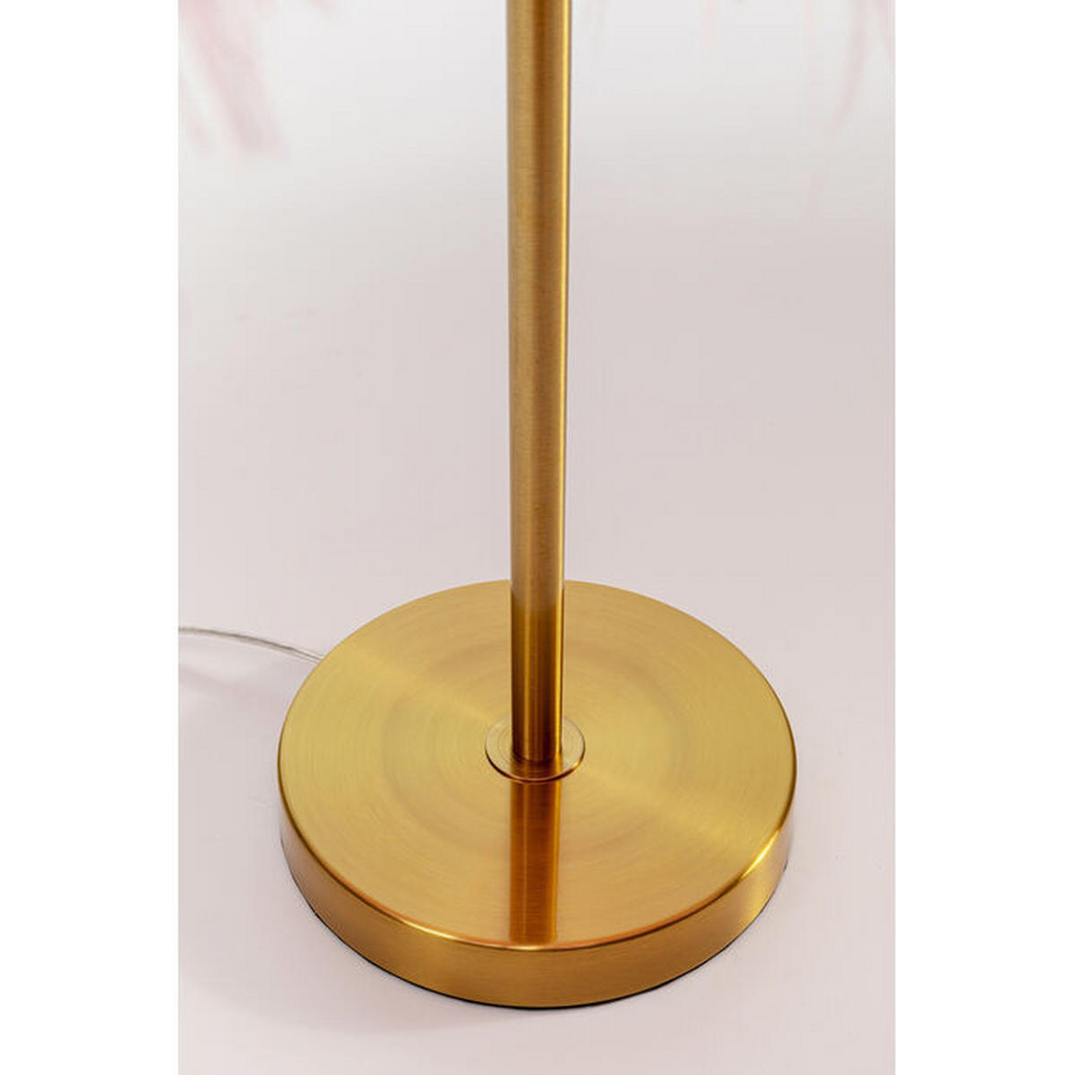 TISCHLEUCHTE - Pink/Messingfarben, MODERN, Naturmaterialien/Metall (50/60/50cm) - Kare-Design