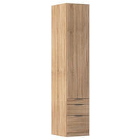 DREHTÜRENSCHRANK  in Sonoma Eiche  - Grau/Sonoma Eiche, MODERN, Holzwerkstoff (47/229/54cm) - Rauch Möbel