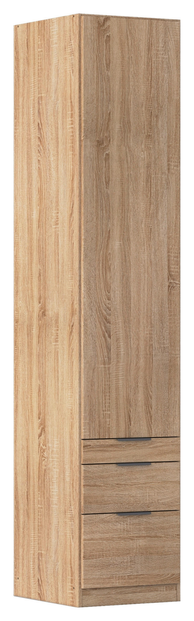 DREHTÜRENSCHRANK  in Sonoma Eiche  - Grau/Sonoma Eiche, MODERN, Holzwerkstoff (47/229/54cm) - Rauch Möbel