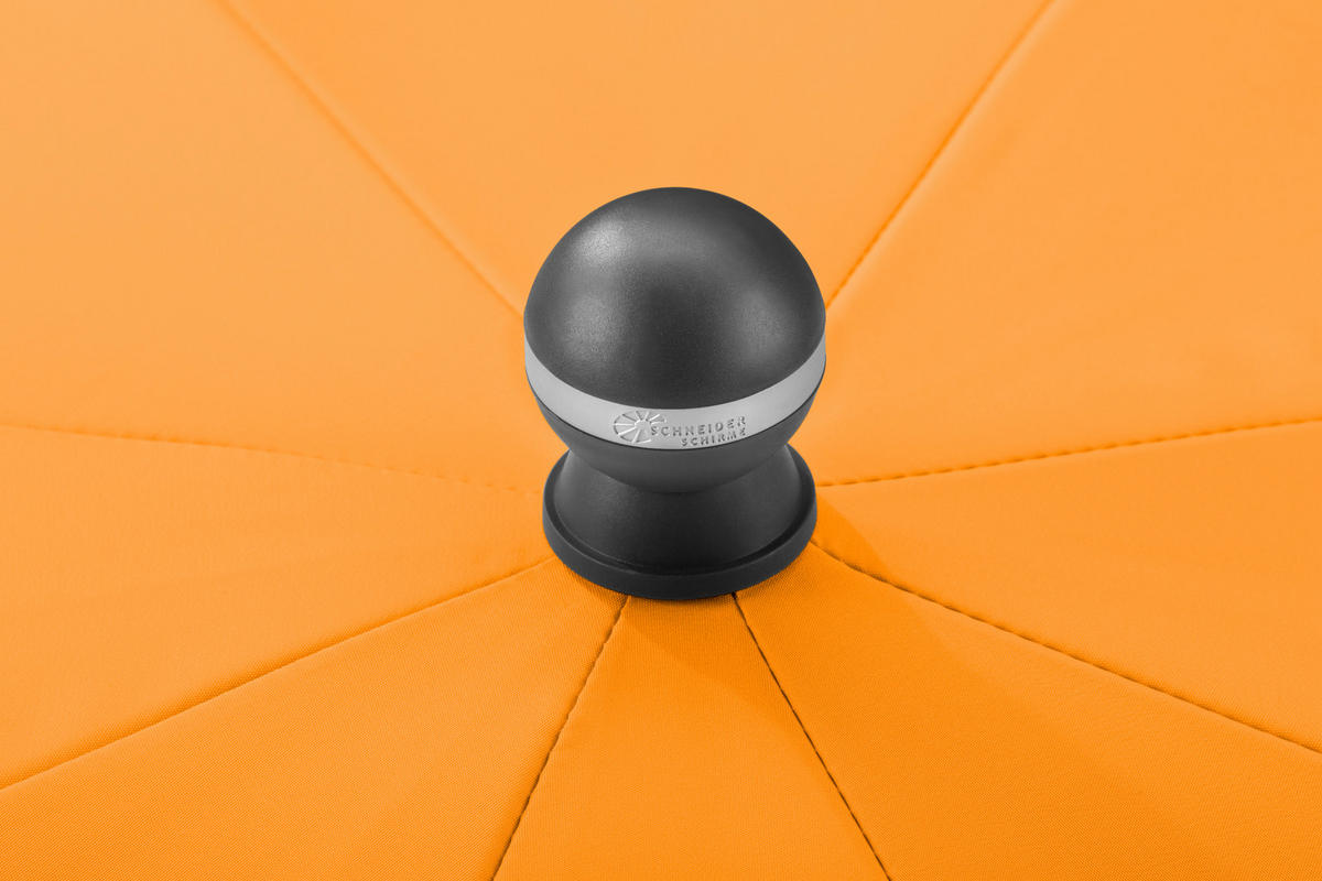 SONNENSCHIRM   - Silberfarben/Orange, Basics, Textil/Metall (200/220/200cm) - Schneider