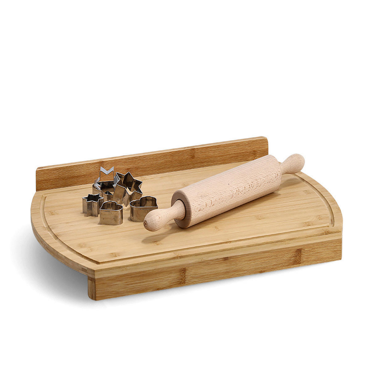 BACKBRETT    58/38/4,6 cm  - Naturfarben, Basics, Holz (58/38/4,6cm) - Zeller Present