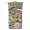 WENDEBETTWÄSCHE Fiori Satin 200/200 cm  - Jadegrün/Mintgrün, Natur, Textil (200/200cm)