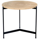 COUCHTISCH in Holz, Metall, Holzwerkstoff 50/50/46,5 cm  - Eichefarben/Schwarz, MODERN, Holz/Holzwerkstoff (50/50/46,5cm) - Waldwelt