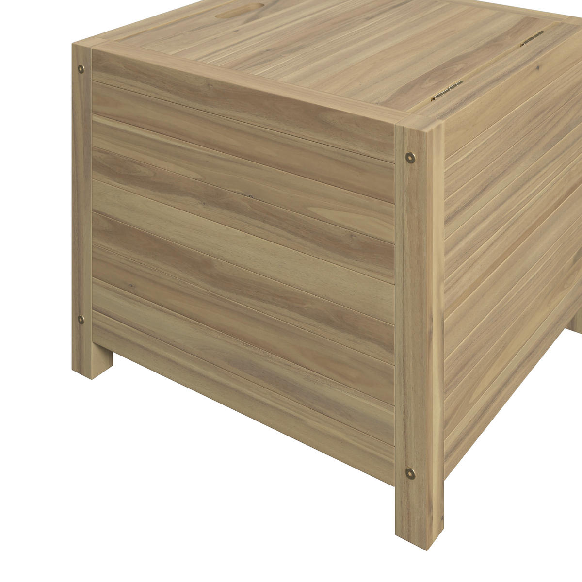 GARTENHOCKER in  - Akaziefarben, ROMANTIK / LANDHAUS, Holz (55/45/55cm) - Ambia Garden