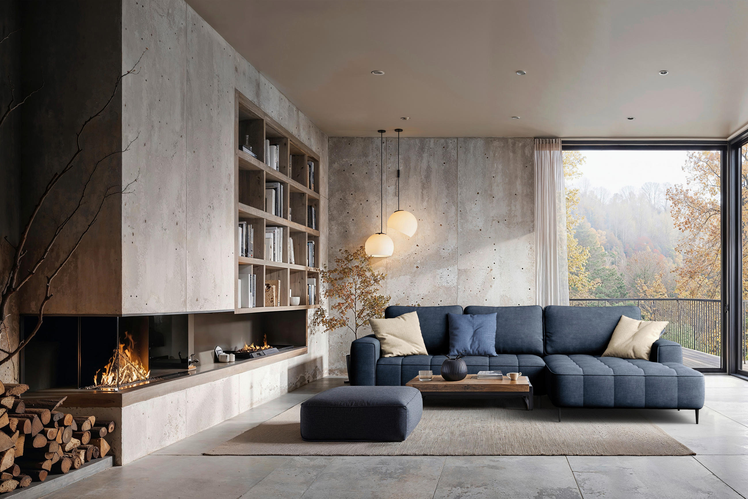 Livetastic Eckschlafsofa Florence Petrol 280x166 cm
