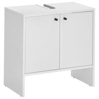 WASCHBECKENUNTERSCHRANK 60/60/35 cm  - Schwarz/Weiß, MODERN, Holzwerkstoff/Kunststoff (60/60/35cm) - MID.YOU