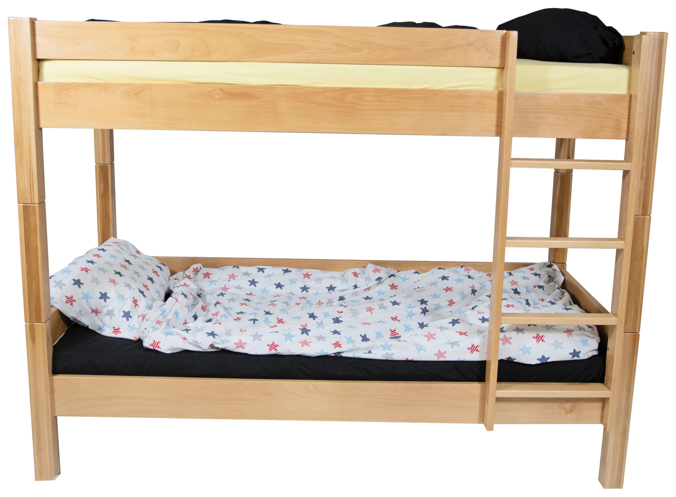 PAT SUPRAETAJAT 90/200 cm  - culoare lemn fag, Konventionell, lemn (90/200cm) - Linea Natura