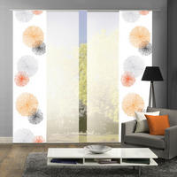 FLÄCHENVORHANG RAWLINS, 4-TLG. in Orange  - Orange, Basics, Textil (60/245cm)