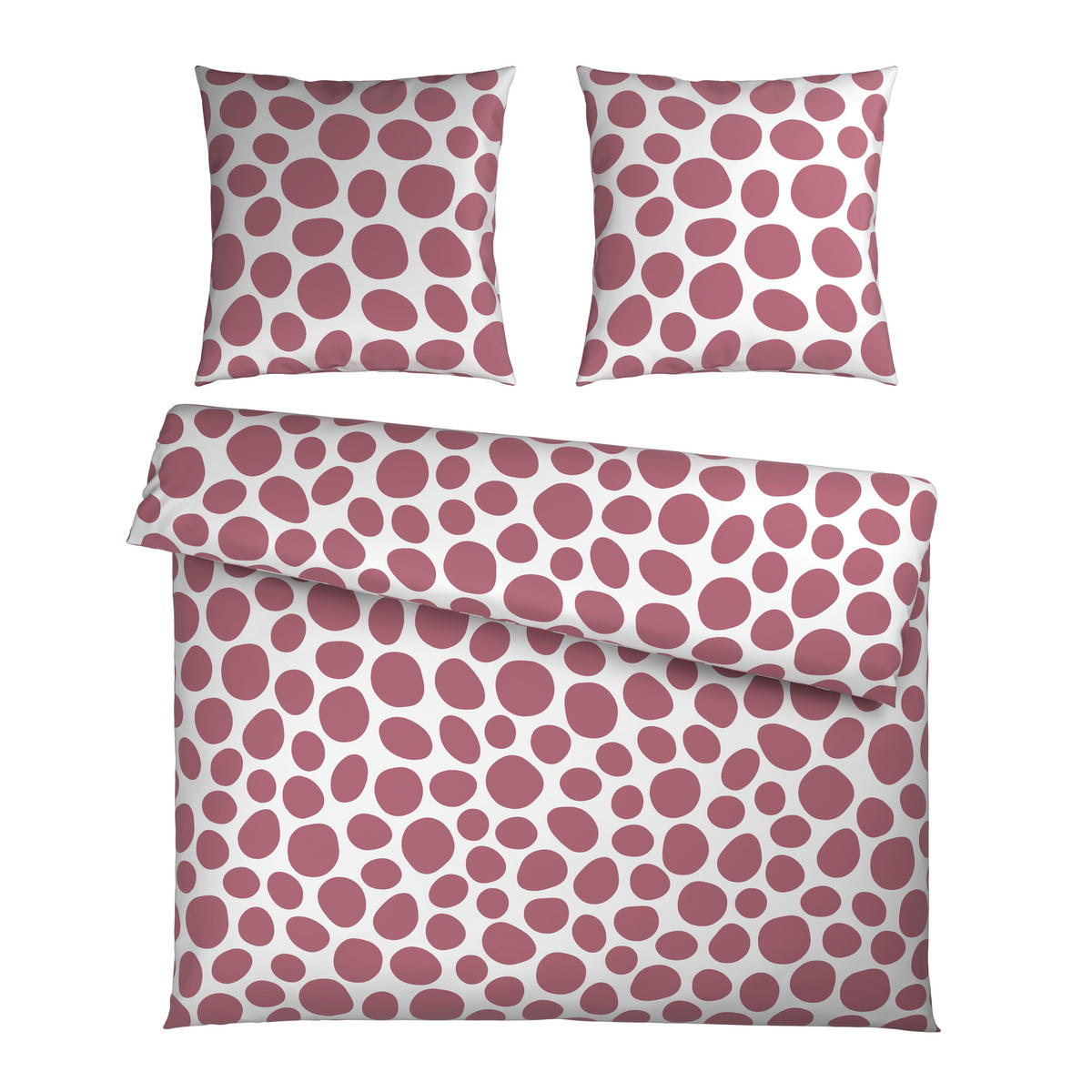 BETTWÄSCHE Satin 200/200 cm  - Mauve, Textil (200/200cm) - Novel